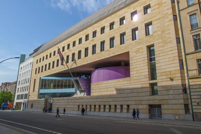 The British embassy in Berlin (Alamy/PA)